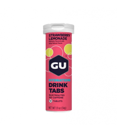 GU Hydration Drink Tabs Strawberry Lemonade 54g