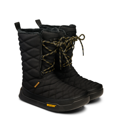 Intuition High Booties Black Gold