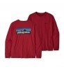 T-shirt Patagonia Long-Sleeved P-6 Logo Responsibili-Tee W's